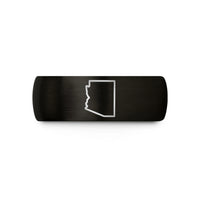 special wedding present idea – black & gold tungsten arizona wedding band