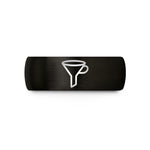 present ideas for daughter – black tungsten funnel wedding band