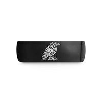unique presents for mom – black tungsten celtic raven knot wedding band