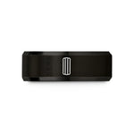 mom present ideas unique – black tungsten churro wedding band