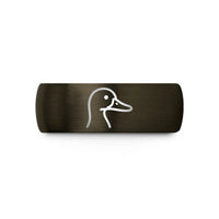 thoughtful presents for mom – gunmetal & black tungsten duck wedding band