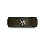 unique presents for him – gunmetal & black tungsten hive box wedding band
