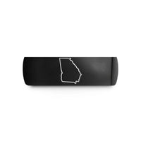best presents for dads – black tungsten georgia wedding band
