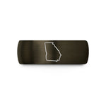 best presents for dads – gunmetal & black tungsten georgia wedding band