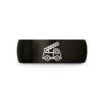 best presents for him – black & gold tungsten fire truck ladder wedding band