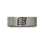 unique husband ring present – gold & blue & gray tungsten thin bi stripes wedding band
