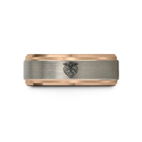 special presents for him – rose gold tungsten the lovers wedding band