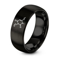 swatch color sample for Caffeine Molecule ring style 03