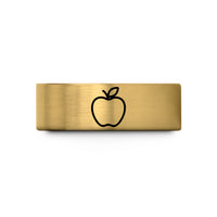 women's tungsten wedding band – gold tungsten apple wedding band