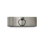 custom rings for her – silver tungsten apple wedding band