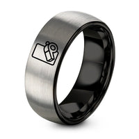 swatch color sample for Red Card Whistle ring style 01