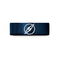 engraved friendship rings – blue tungsten azimuth pointer wedding band