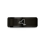 best friend Christmas presents – black tungsten new york wedding band