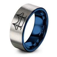 swatch color sample for Akashi Kaiky Bridge ring style 15