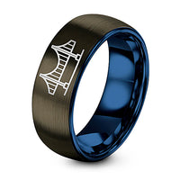 swatch color sample for Akashi Kaiky Bridge ring style 04