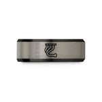 custom rings for females – black & silver tungsten exhaust headers wedding band