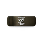 custom rings for females – gunmetal & black tungsten exhaust headers wedding band