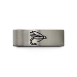 personalized jewelry for her – blue & silver tungsten muddler minnow wedding band