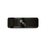 best friendship rings present – black tungsten ratchet wedding band