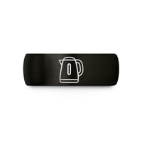 unique anniversary presents her – black tungsten electric kettle wedding band