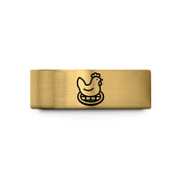 birthday present ideas her – gold tungsten chicken waffles wedding band
