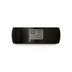 best friend birthday present – black & rose gold tungsten blue line wedding band