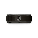 birthday present ideas her – black tungsten jawbone wedding band