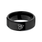best friend birthday presents – black tungsten spain wedding band