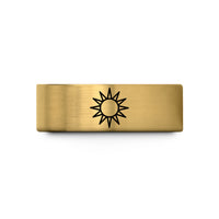 birthday present ideas her – gold tungsten sun gold wedding band