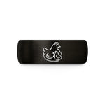 special presents for women – black & gold tungsten hen chicks wedding band