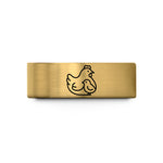 special presents for women – gold tungsten hen chicks wedding band