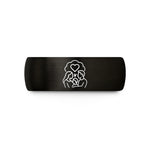 thoughtful presents for her – black & gold tungsten family tree wedding band