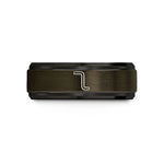 tungsten rings for lovers – gunmetal & black tungsten hex key allen wedding band