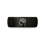 birthday present ideas men – black tungsten brain awareness wedding band