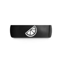 best presents for boyfriend – black tungsten citrus wedge wedding band