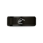 best presents for guys – black tungsten fuel nozzle wedding band
