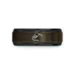cool presents for men – gunmetal & black tungsten fuel nozzle wedding band