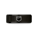 birthday present ideas men – black tungsten pocket hole wedding band