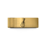 custom rings for men – gold tungsten acoustic guitar wedding band