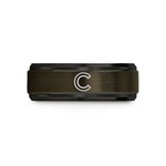 cool presents for him – gunmetal & black tungsten c wedding band