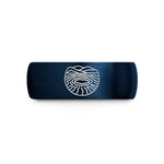 anniversary present for him – blue tungsten prismatic spring wedding band