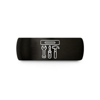 unique presents for him – black tungsten magnetic tool holder wedding band