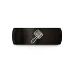 unique presents for men – black tungsten shedding brush wedding band