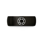 birthday presents for him – black tungsten lifesaver ring wedding band