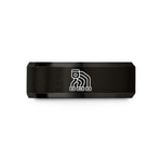 cool presents for him – black tungsten turbo manifold wedding band