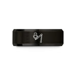 birthday presents for him – black tungsten microphone boom wedding band
