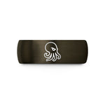 unique birthday presents him – gunmetal & black tungsten octopus wedding band