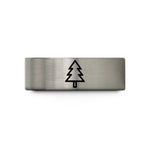 tungsten rings for him – silver tungsten pine tree wedding band
