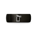 unique presents for him – black tungsten fire extinguisher wedding band