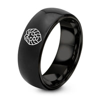 Gifts for Men’s Birthday – black tungsten lion ring